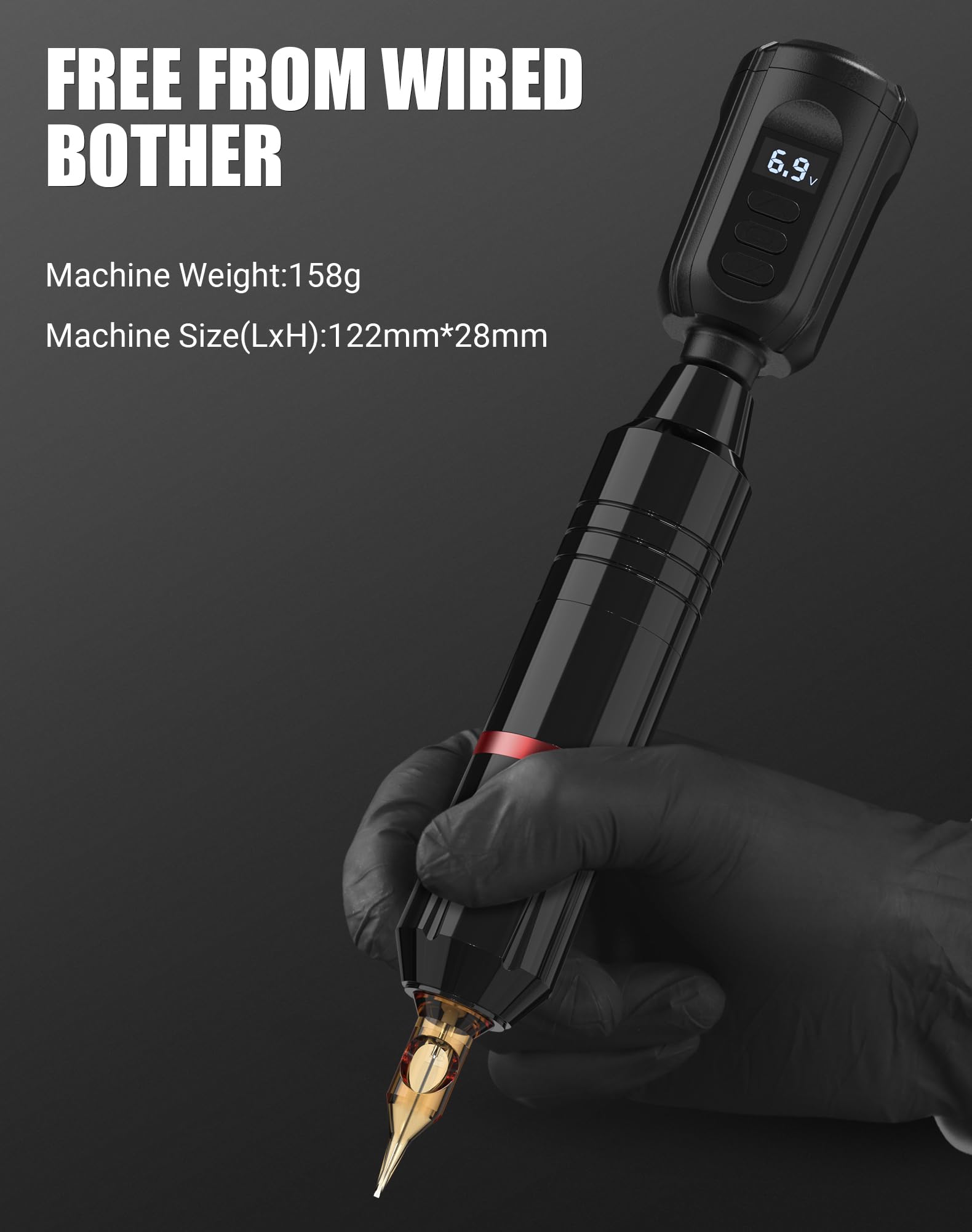 Amazon | RHEIN タトゥーペンキット ロータリータトゥーマシン 電源2本